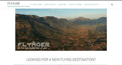 Desktop Screenshot of flyager.com