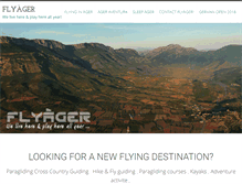Tablet Screenshot of flyager.com
